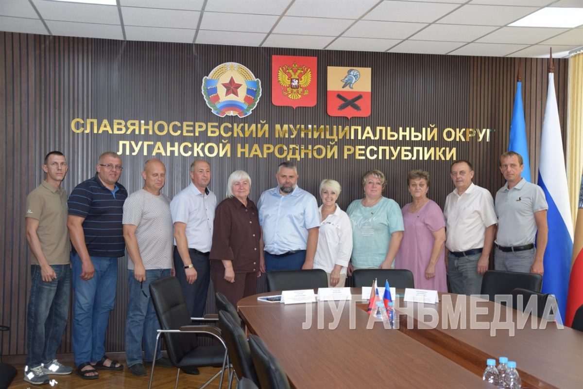 Максим Масленников посетил Славяносербск с рабочим визитом