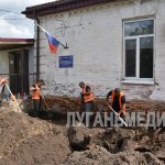В Новопскове начался капитальный ремонт фасада модельной библиотеки