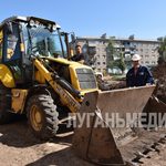 В Первомайске специалисты подрядной организации из региона-шефа Калужской области произвели замену труб участка теплосети