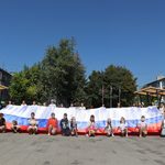 В Свердловске прошла всероссийская акция #ПоднятьФлаг