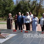 В День освобождения Красного Луча почтили память погибших защитников